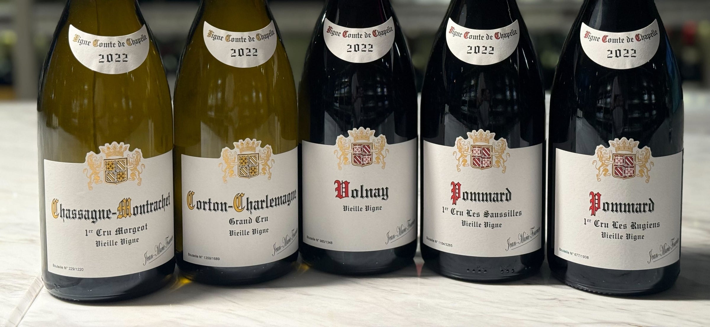 Explore Jean Marie Fourrier’s Finest Vigne Comte de Chapelle