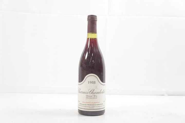 Peirazeau Groffier Charmes Chambertin Grand Cru 1988