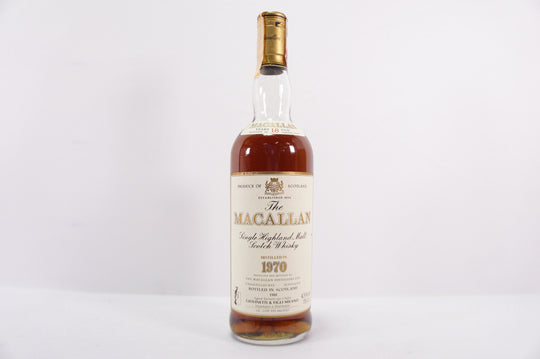 Macallan Sherry Oak Single Malt Scotch Whisky 18 Year Old 1970