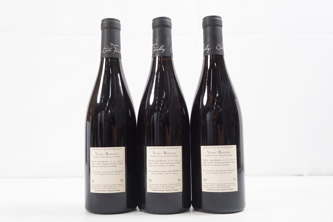 Cecile Tremblay Vosne Romanee VV 2010