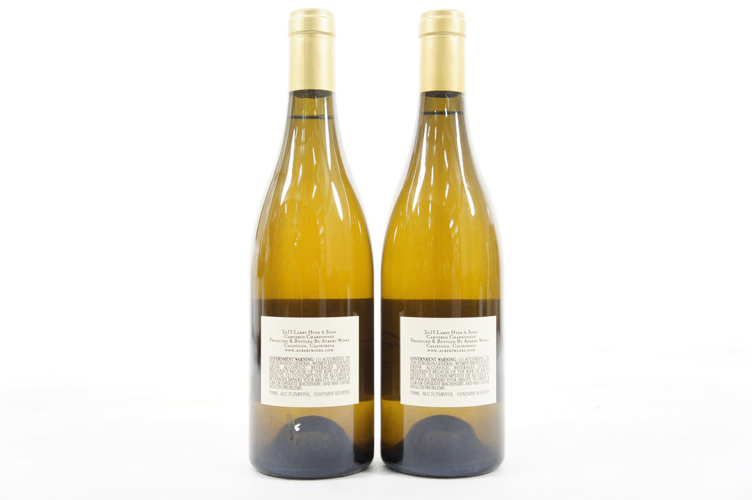 Aubert Wines Larry Hyde & Sons Chardonnay 2015