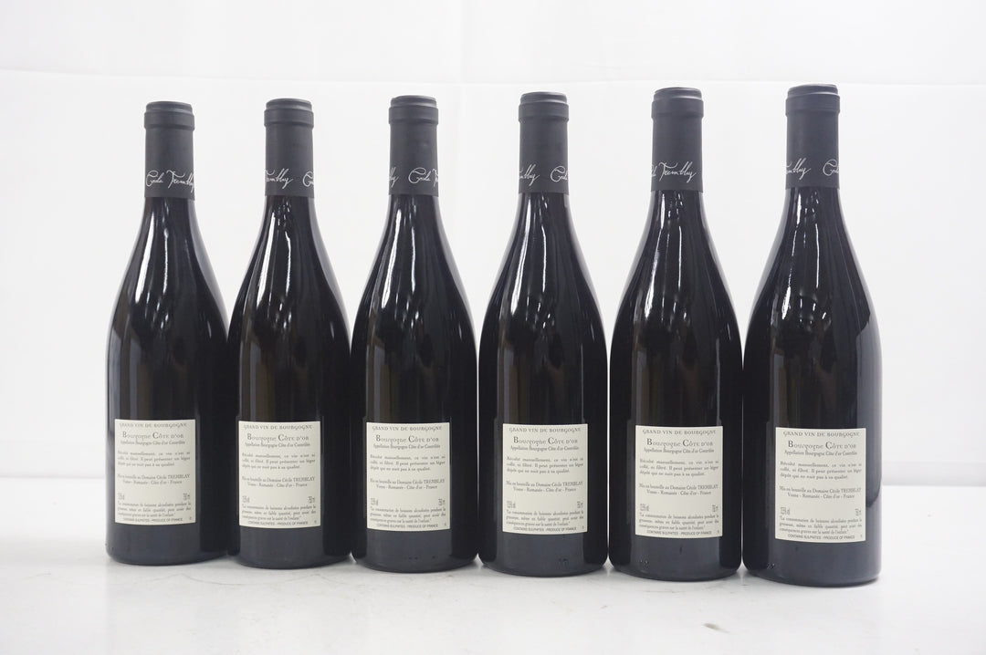 Cecile Tremblay Bourgogne Cote d'Or Rouge 2020
