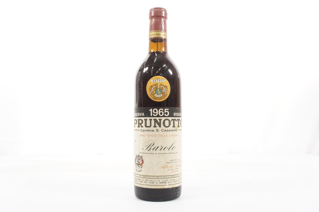 Prunotto Bussia Riserva 1965