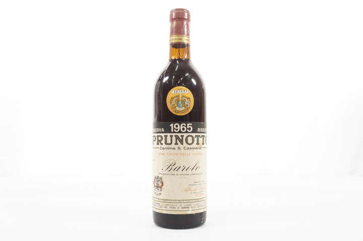 Prunotto Bussia Riserva 1965