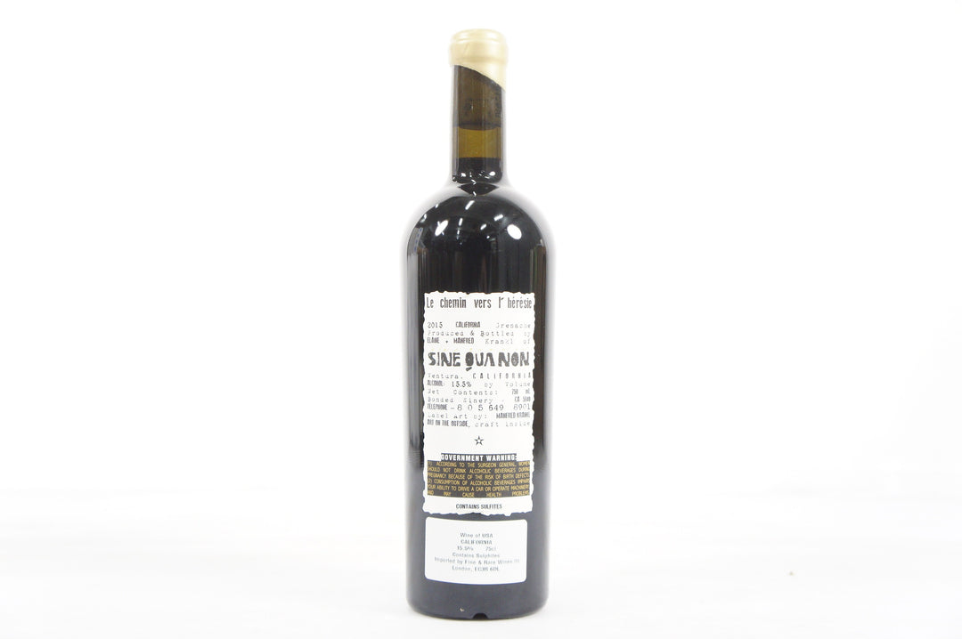 Sine Qua Non Chemin L'Heresie Grenache 2015
