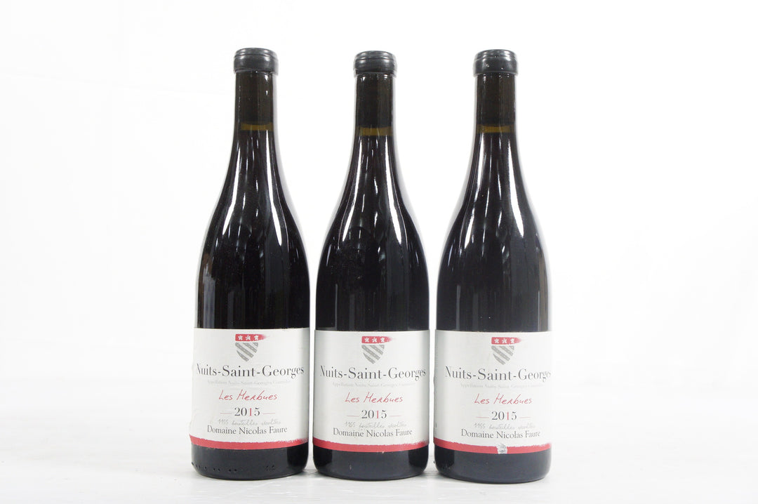 Domaine Nicolas Faure Nuits Saint Georges Les Herbues 2015 *