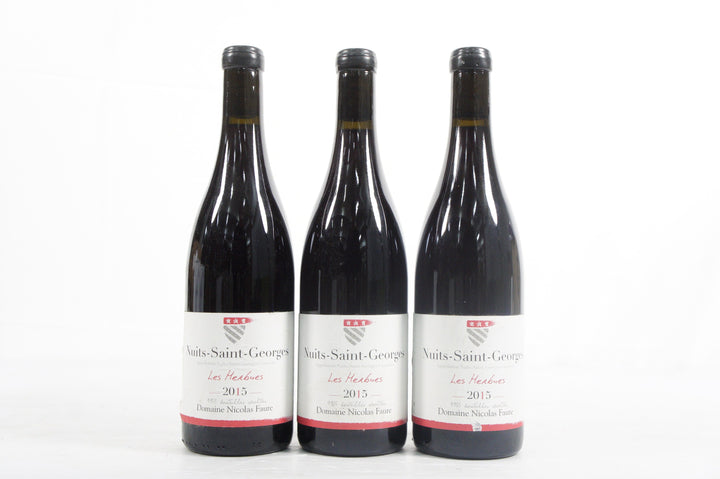 Domaine Nicolas Faure Nuits Saint Georges Les Herbues 2015 *