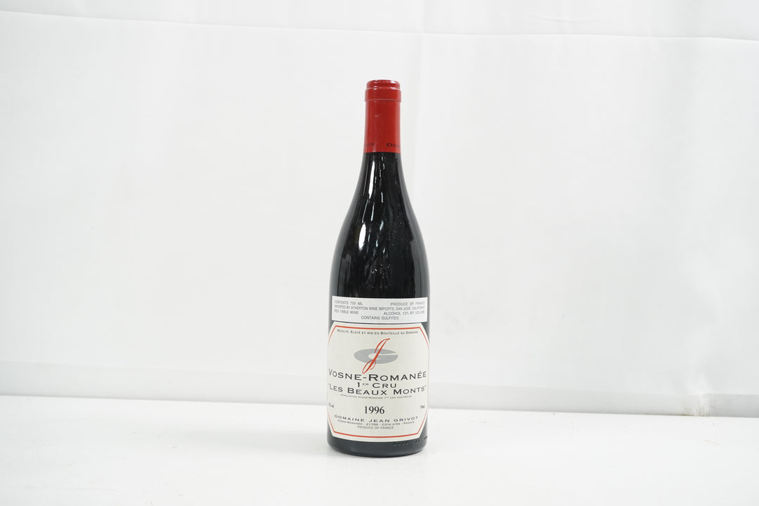 Jean Grivot Vosne Romanee Les Beaux Monts 1er Cru 1996