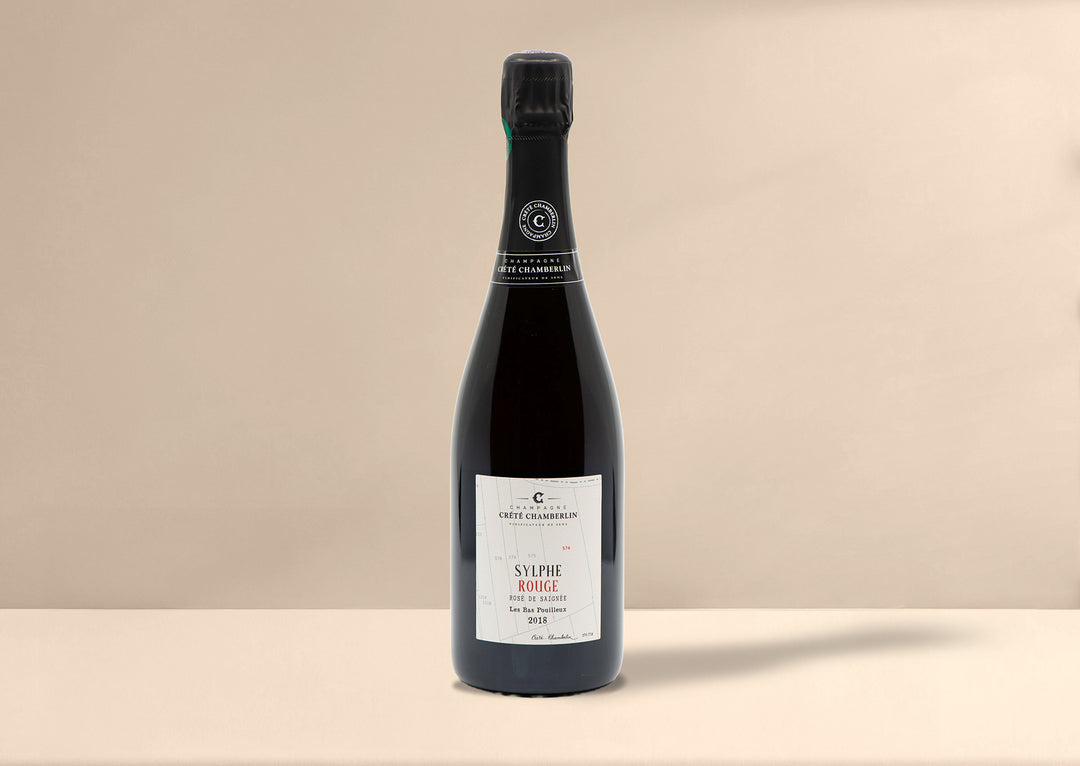 Crete Chamberlin Sylphe Rouge Rose de Saignee Extra Brut Millesime 2018