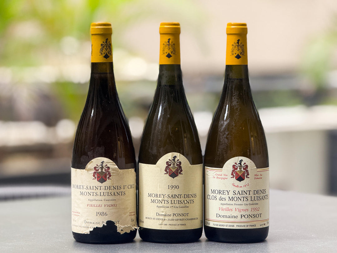 Sipping Society - Clos des Monts Luisants 1986, 1990, 1992
