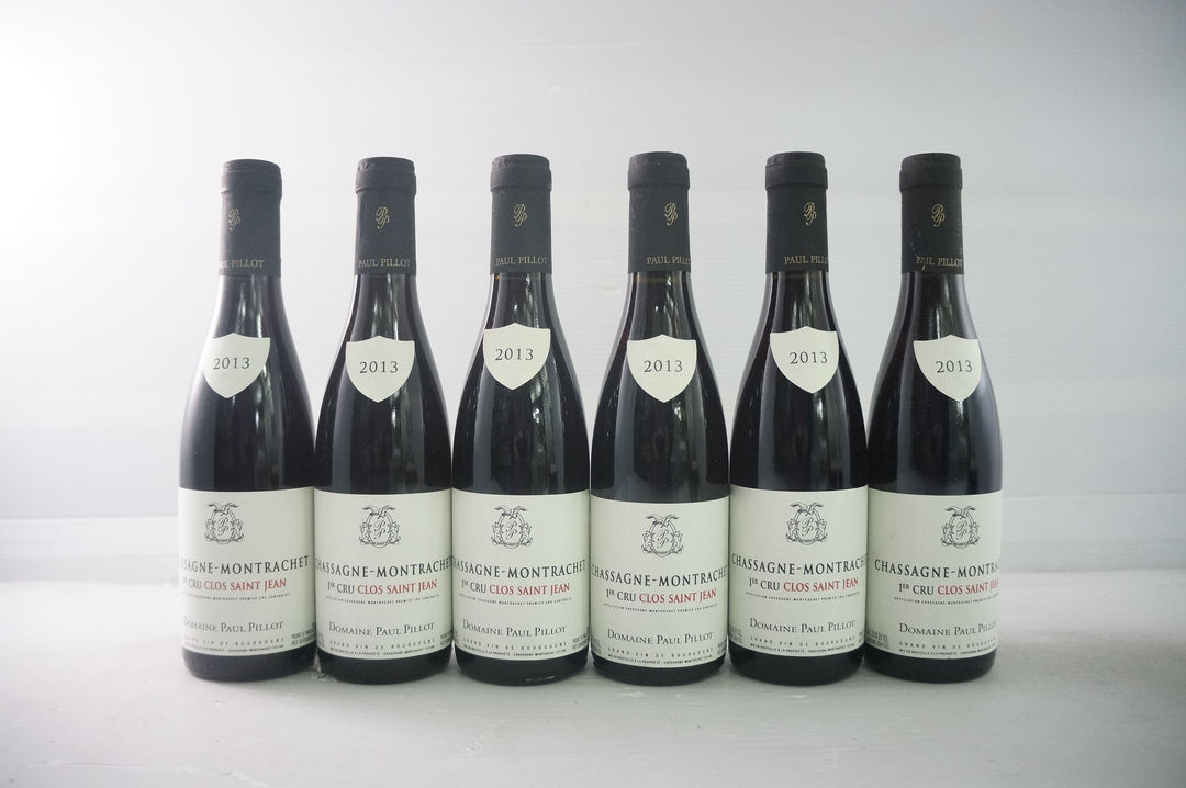 Paul Pillot Chassagne Montrachet Clos Saint Jean 1er Cru Rouge Half Bottle 2013