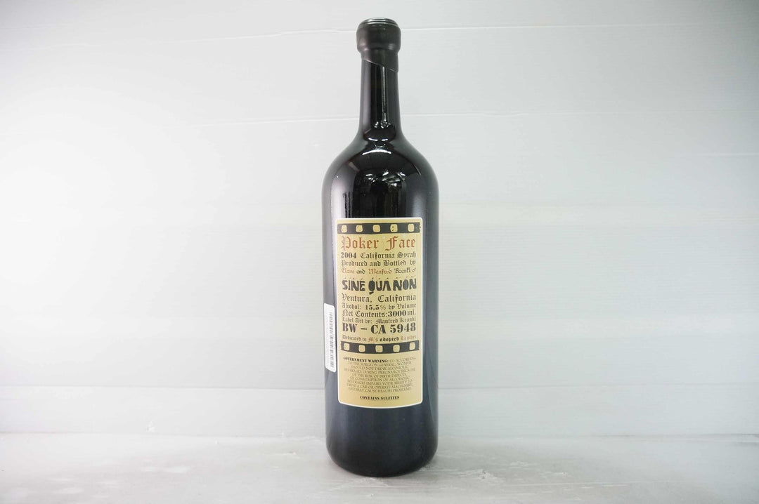 Sine Qua Non Poker Face Syrah Double Magnum 2004