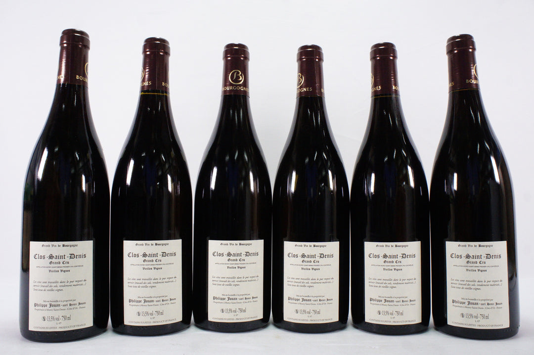 Henri Jouan Clos Saint Denis Grand Cru VV 2019