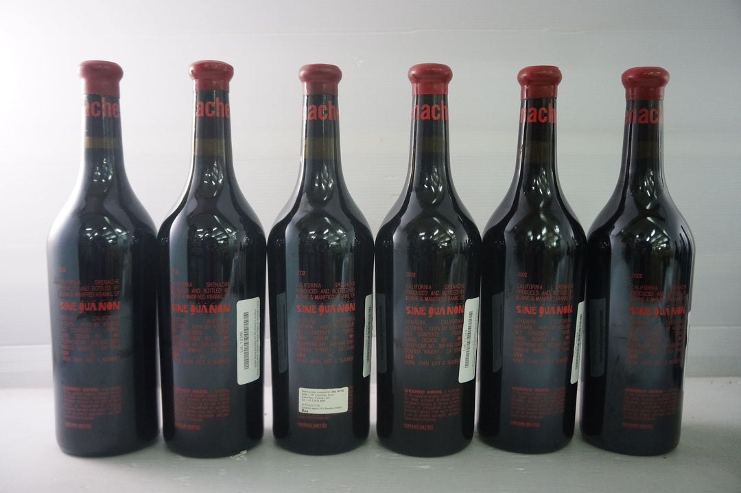 Sine Qua Non More Than Just A Number Grenache 2002