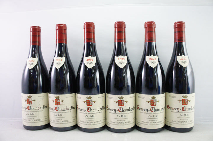Denis Mortet Gevrey Chambertin Au Velle 2003 *