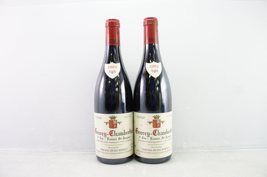 Denis Mortet Gevrey Chambertin Lavaux St Jacques 1er Cru 2003 *