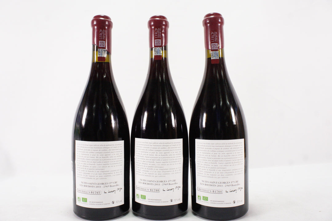 Leroy (Domaine) Nuits St Georges Aux Boudots 1er Cru 2011