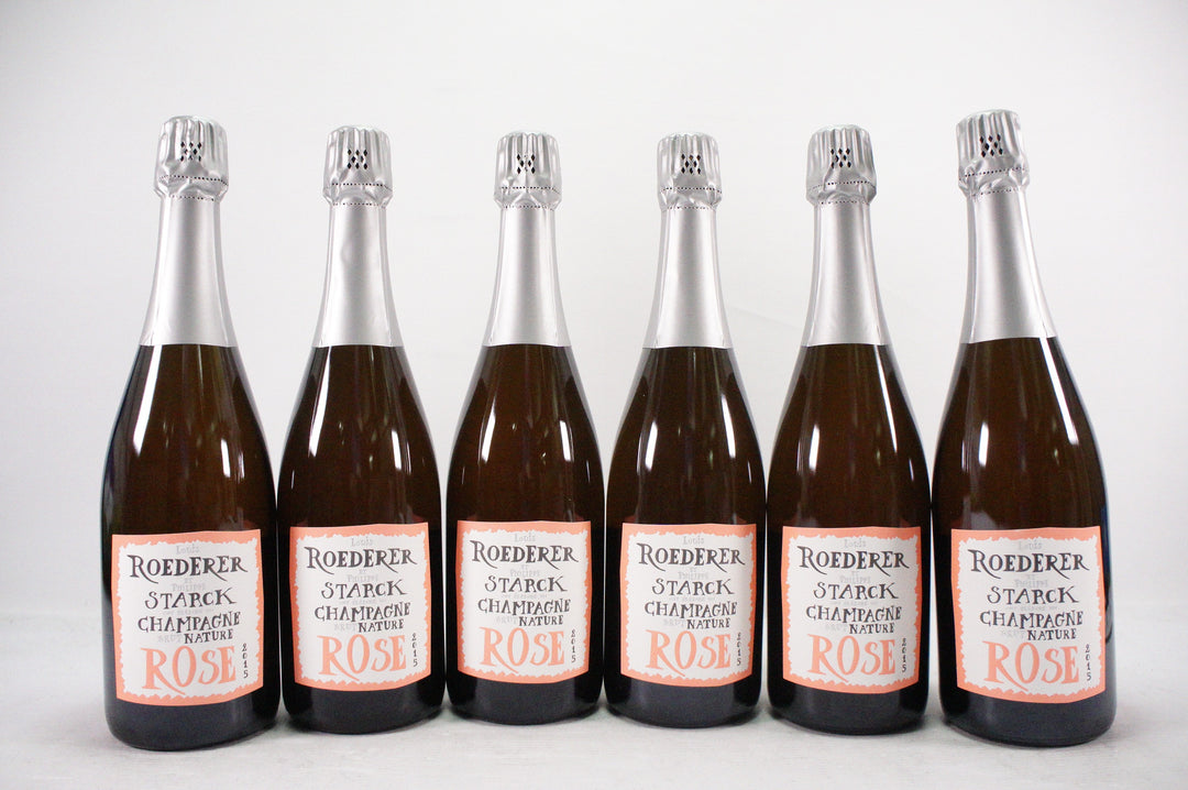 Louis Roederer et Philippe Starck Brut Nature Rose 2015