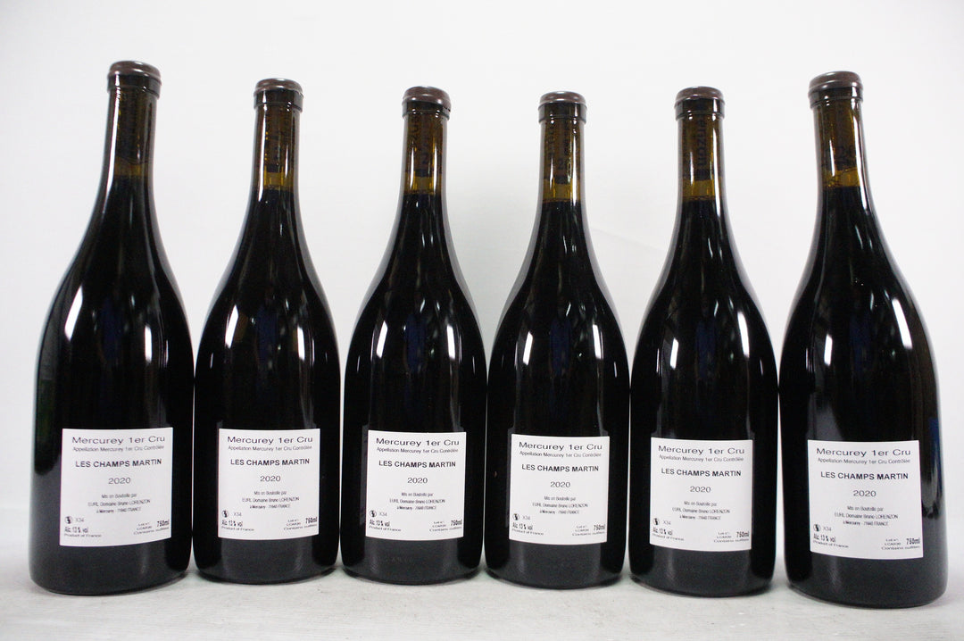 Bruno Lorenzon Mercurey Clos des Champs Martin Carline 1er Cru 2020