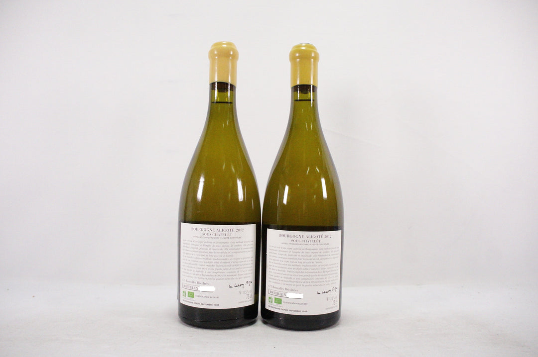 d'Auvenay Bourgogne Aligote Sous Chatelet 2012
