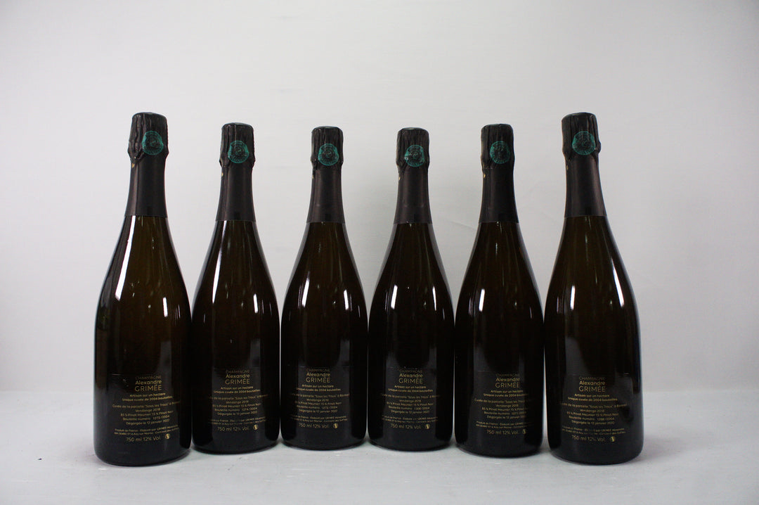 Alexandre Grimee Cuvee Sous Les Trous Bonneil Blanc de Noirs 2018