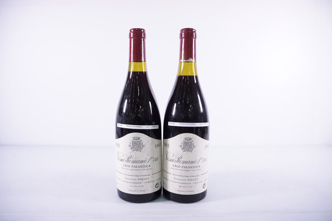Emmanuel Rouget Vosne Romanee Cros Parantoux 1er Cru 1993 *