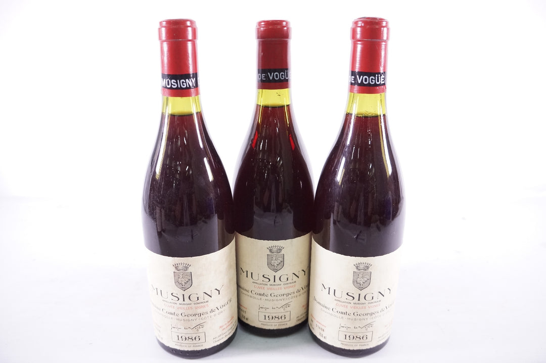 Comte Georges de Vogue Musigny Cuvee Vieilles Vignes Grand Cru 1986