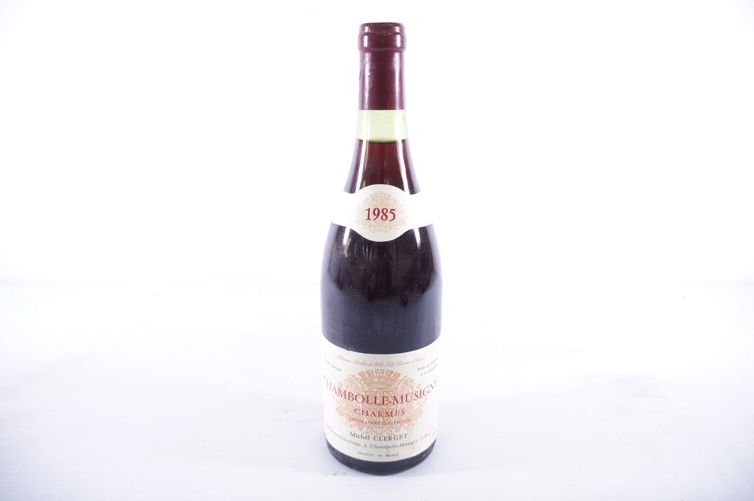 Michel Clerget Chambolle Musigny Charmes 1985 *