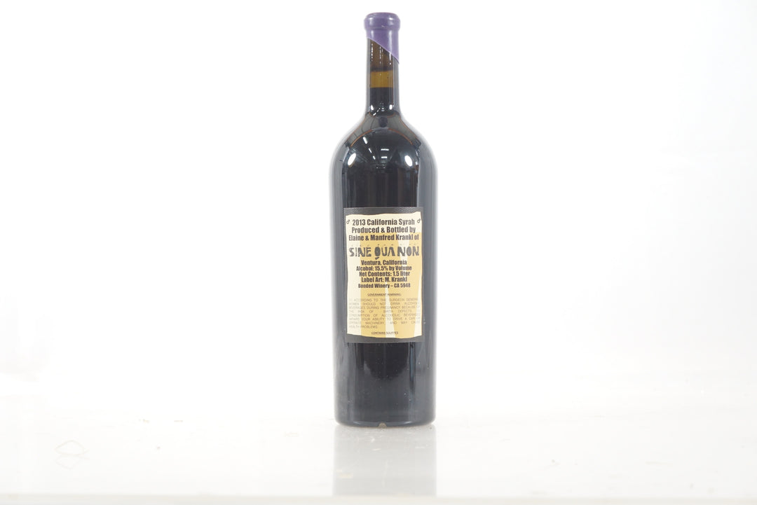 Sine Qua Non Male Syrah Magnum 2013