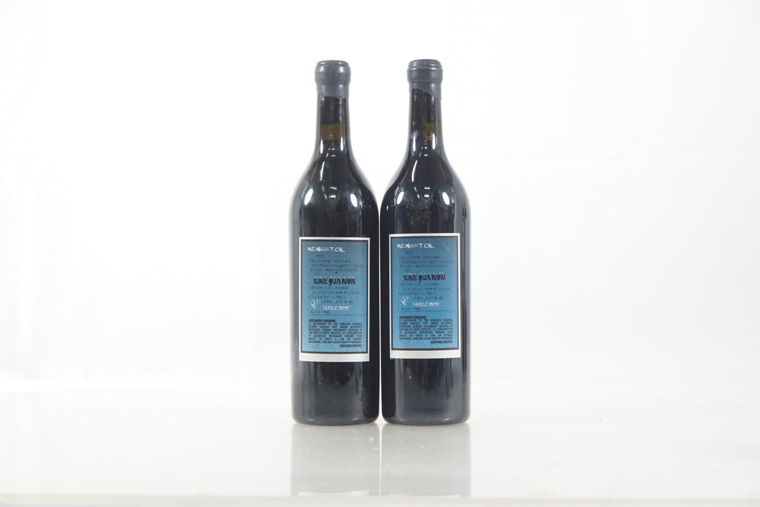 Sine Qua Non Midnight Oil Syrah 2001