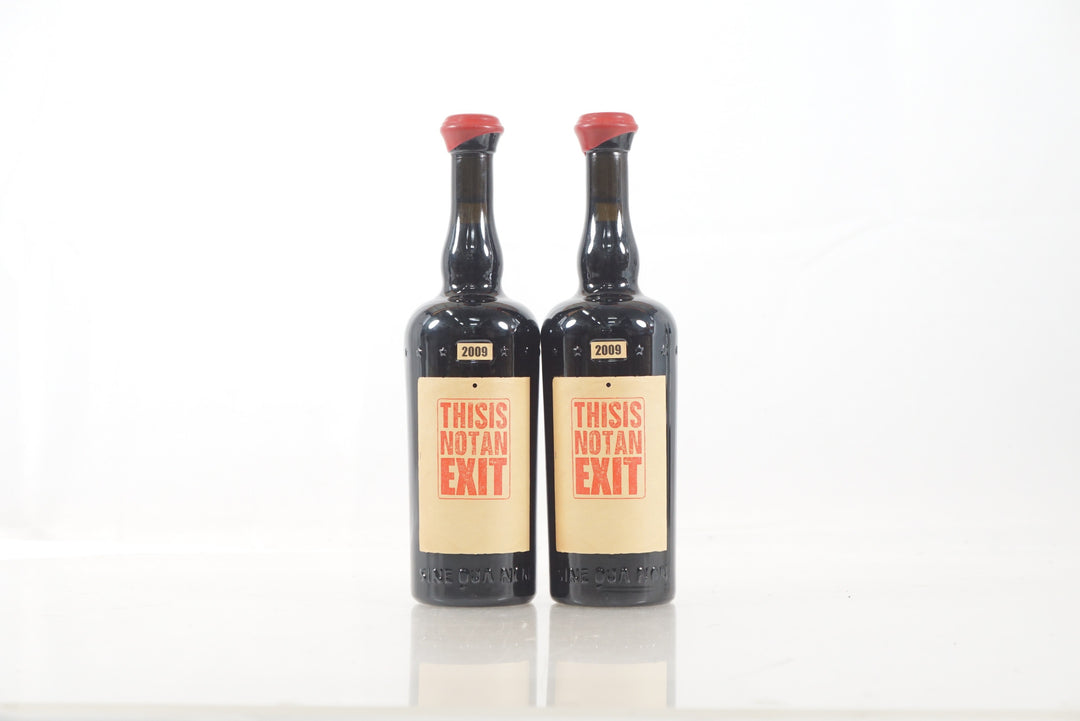 Sine Qua Non Esto No Es una Salida This Is Not An Exit Syrah 2009