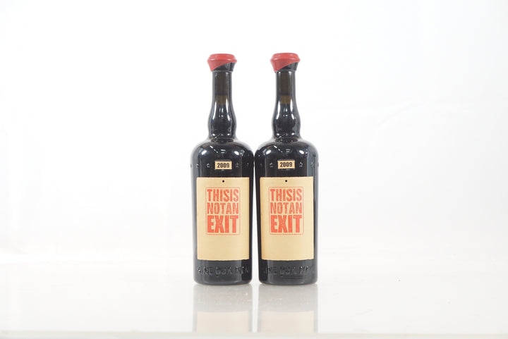 Sine Qua Non Esto No Es una Salida This Is Not An Exit Syrah 2009