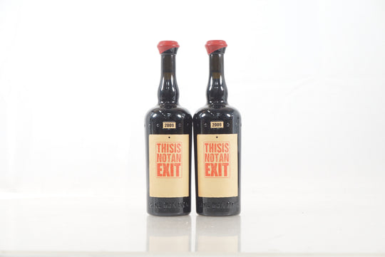 Sine Qua Non Esto No Es una Salida This Is Not An Exit Syrah 2009