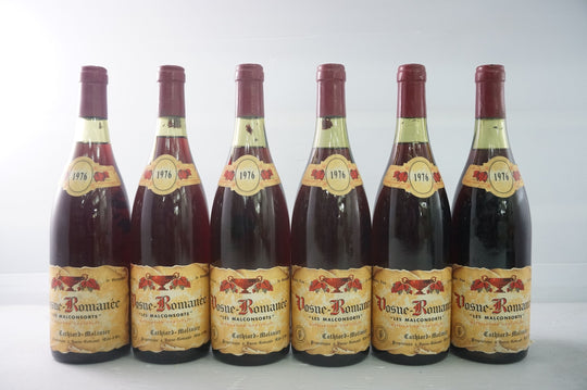 Molinier Cathiard Vosne Romanee Les Malconsorts 1er Cru 1976