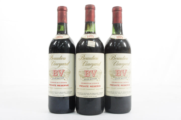 Beaulieu Vineyard Georges de Latour Private Reserve 1975