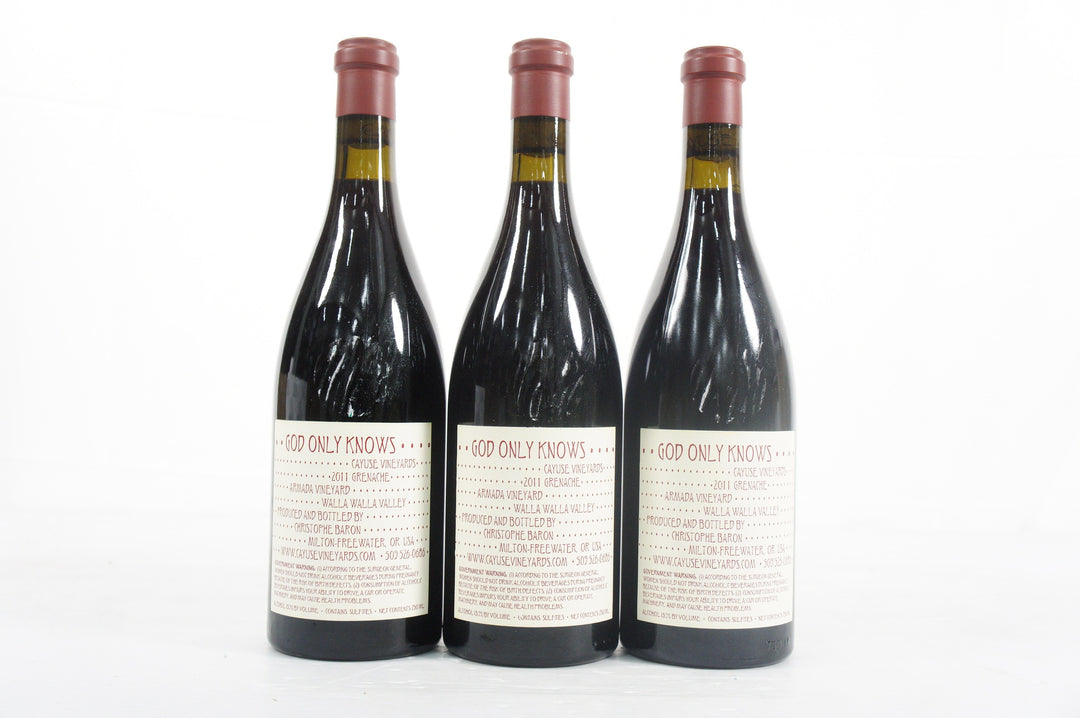 Cayuse God Only Knows Armada Vineyard Grenache 2011