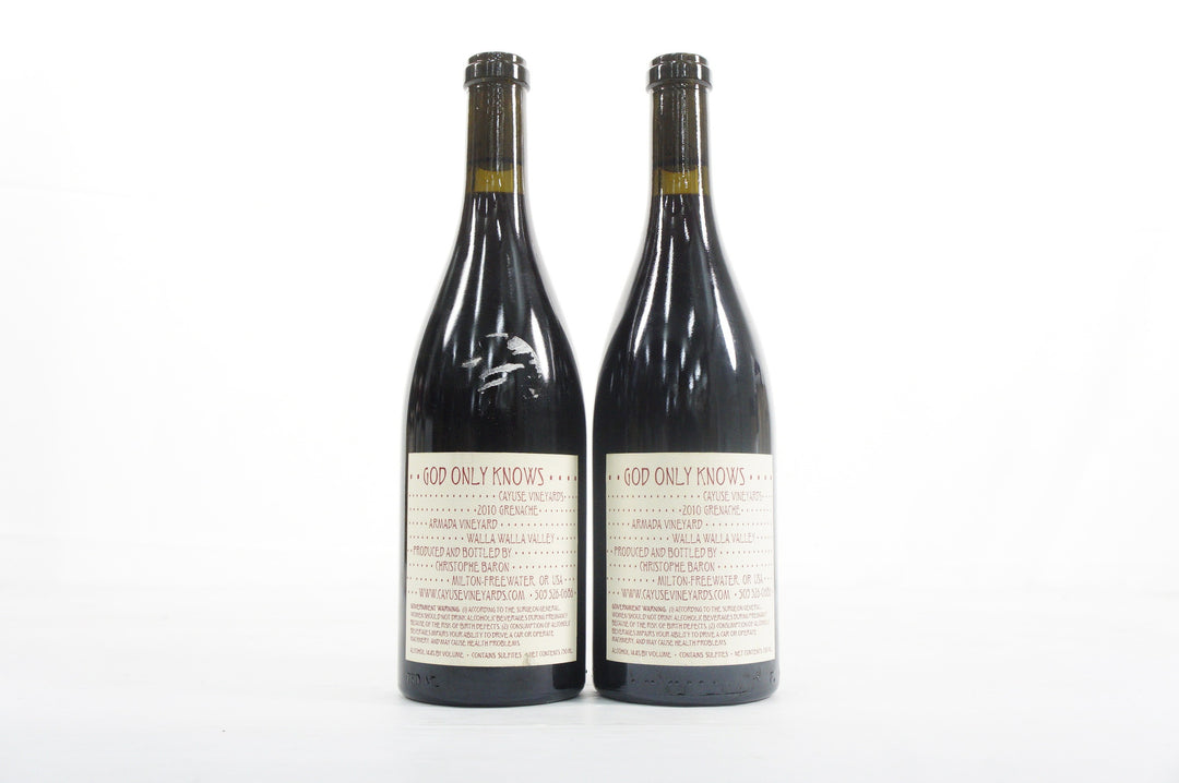 Cayuse God Only Knows Armada Vineyard Grenache 2010