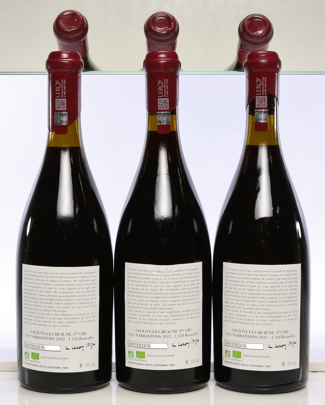 Leroy (Domaine) Savigny Les Beaune Les Narbantons 1er Cru (Case of 3) 2012