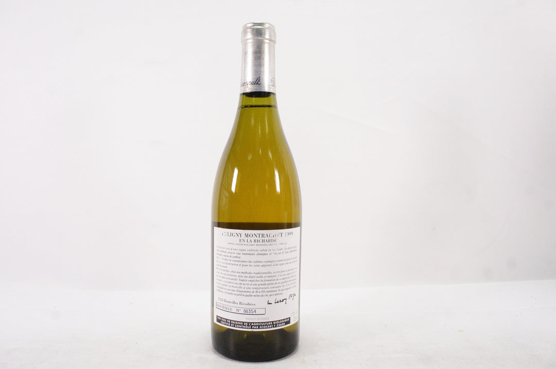 d'Auvenay Puligny Montrachet En La Richarde 1999