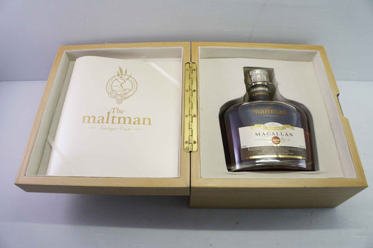 Macallan Maltman 25 Year Old Single Cask Sherry Butt Single Malt Scotch Whisky 1989