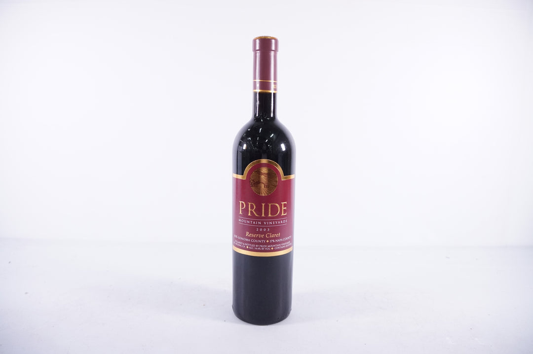 Pride Mountain Vineyards Reserve Claret 2003