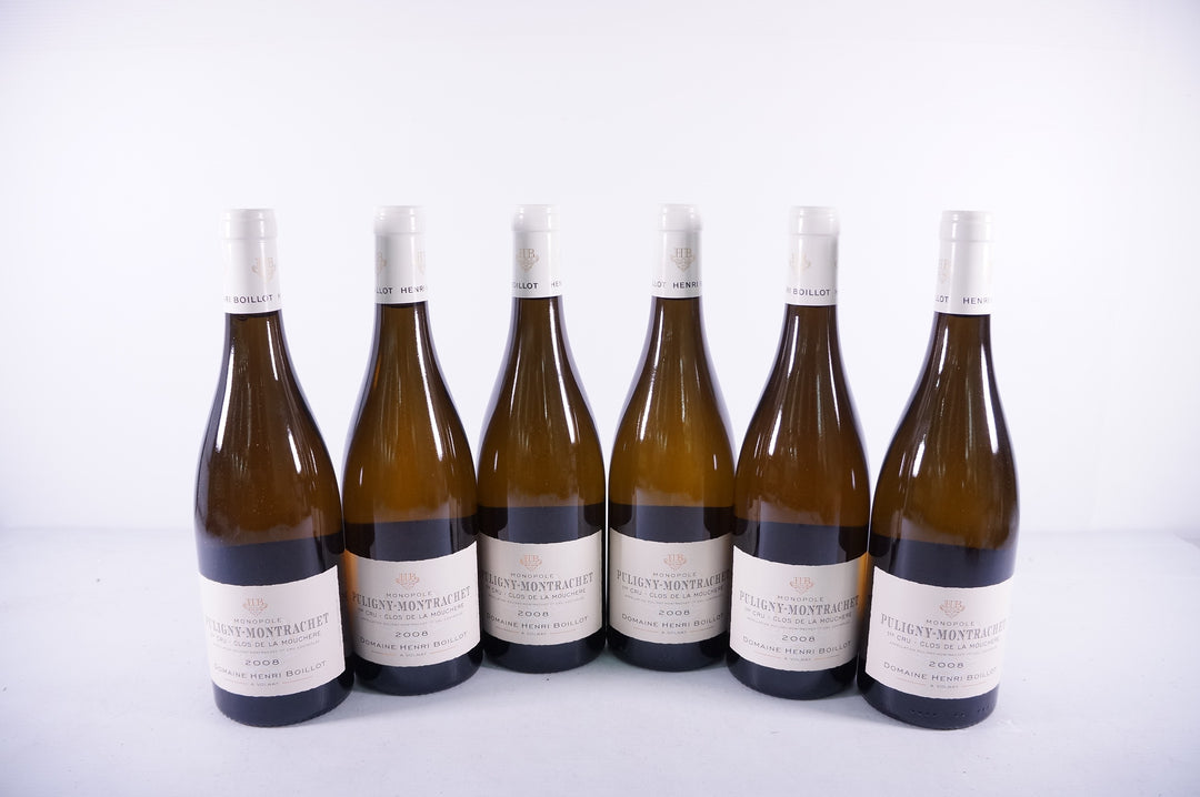 Henri Boillot Puligny Montrachet Clos de la Mouchere 1er Cru 2008