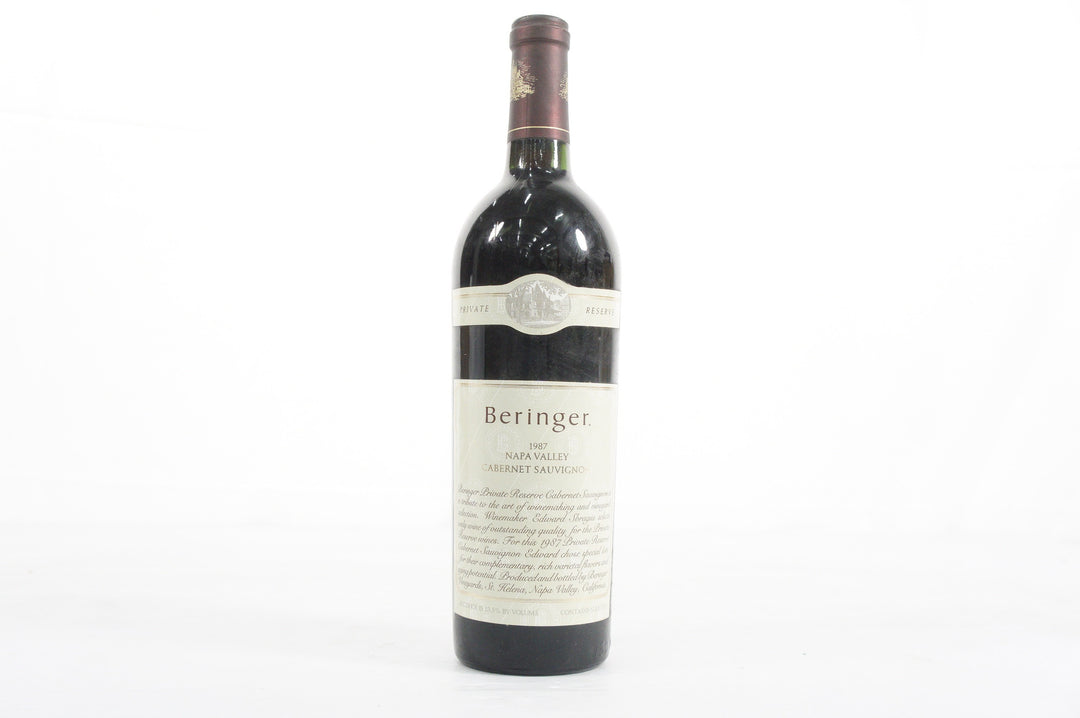 Beringer Private Reserve Cabernet Sauvignon 1987