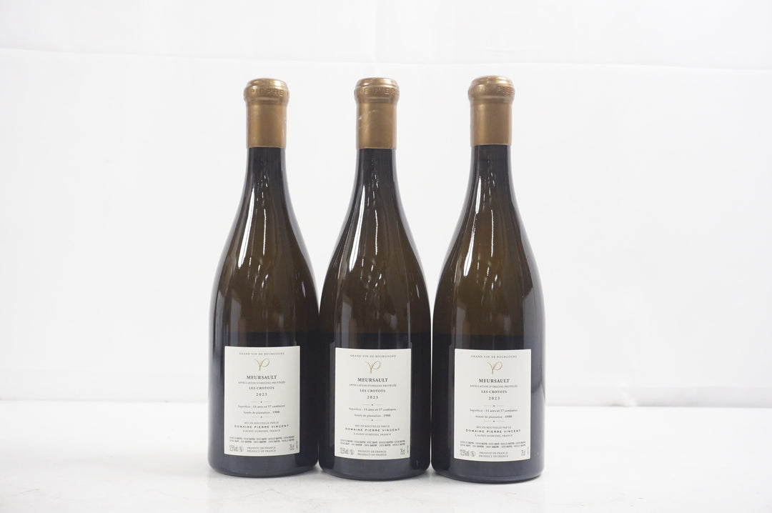 Pierre Vincent Meursault Les Crotots 2023