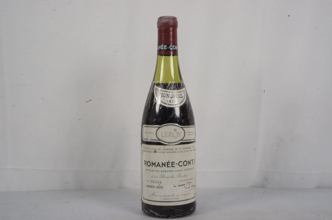 DRC Romanee Conti Grand Cru 1978 *