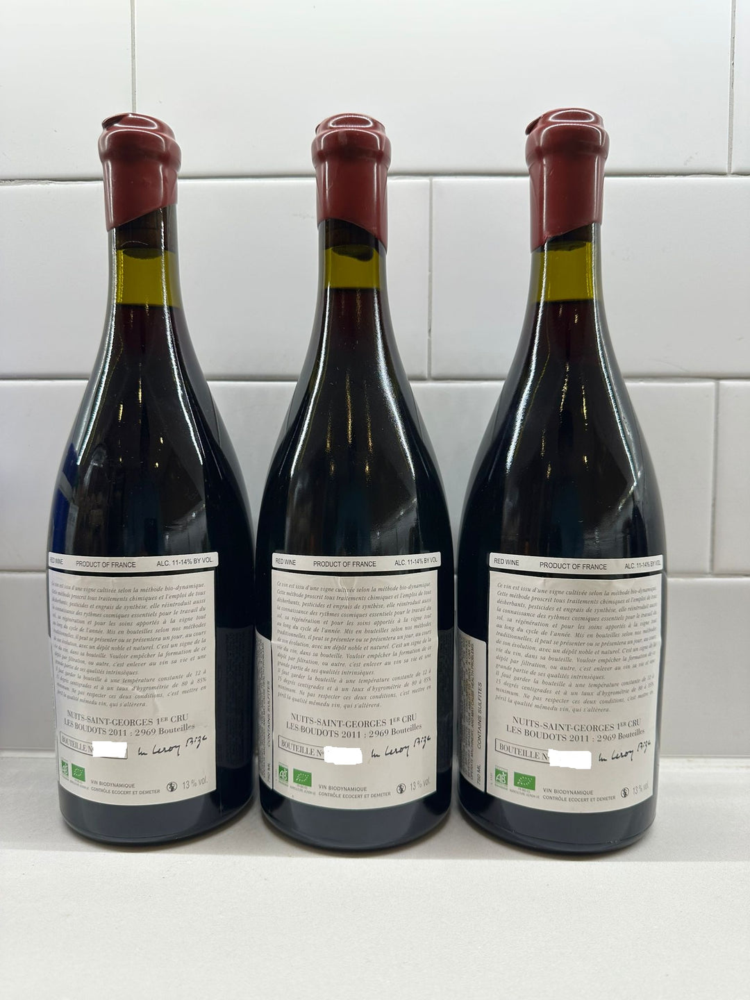Leroy (Domaine) Nuits St Georges Aux Boudots 1er Cru (Case of 3) 2011 *