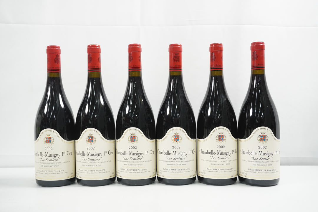 Robert Groffier Chambolle Musigny Les Sentiers 1er Cru 2002, Robert Groffier Chambolle Musigny 2002 price HK, Buy Les Sentiers 1er Cru Hong Kong, Robert Groffier 2002 vintage red wine HK, Burgundy Pinot Noir Hong Kong, Old vintage Chambolle Musigny wine HK, Robert Groffier 750ml price, Investment grade red Burgundy Hong Kong, Fine red wine online shop Hong Kong, Robert Groffier Les Sentiers tasting notes, 勃艮第紅酒 2002, 頂級布艮第黑皮諾推薦   