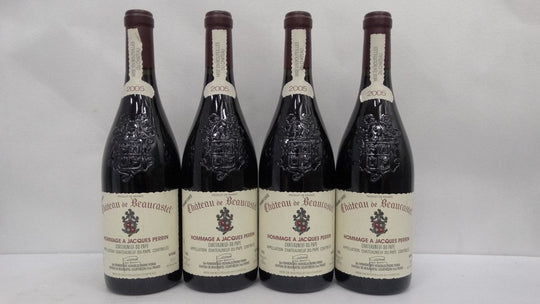 Chateau de Beaucastel Chateauneuf du Pape Hommage A Jacques Perrin 2005 *