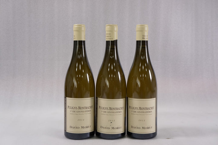 David Moret Nomine Puligny Montrachet Les Folatieres 1er Cru 2013 *