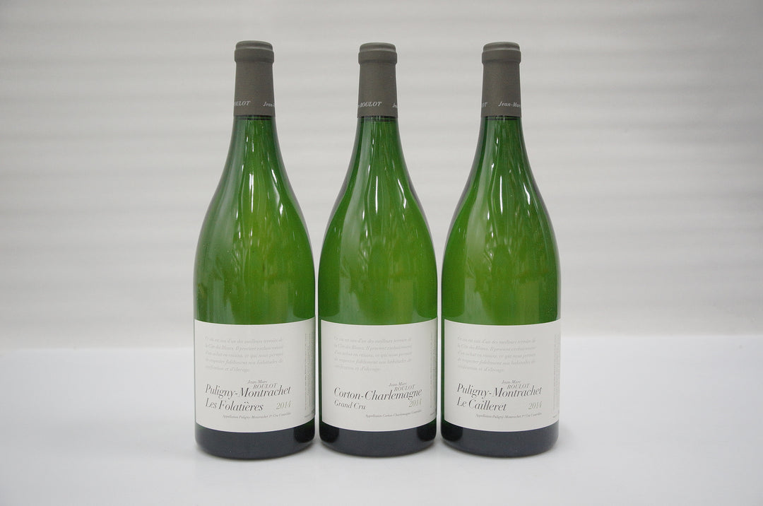 Jean Marc Roulot Assortment Case (Les Folatieres x 1, Les Cailleret x 1, Corton Charlemange x 1) (Magnum) 2014
